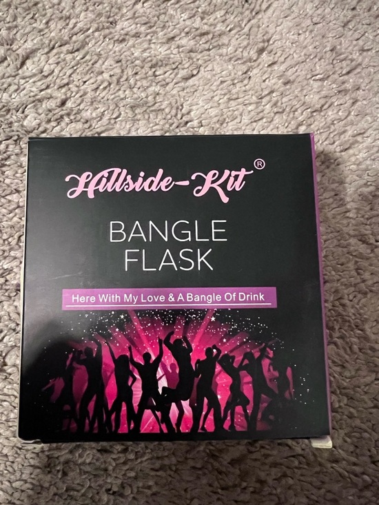 Accessories - Hillside-Kit Bangle Flask - Black & Pink